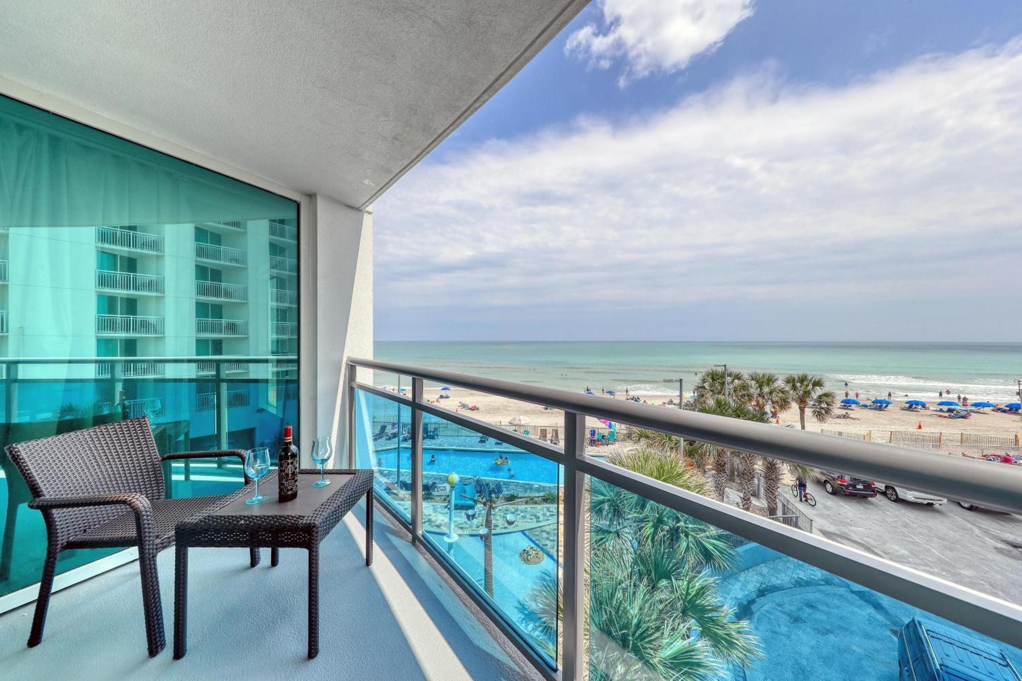 Вилла 107 S Ocean Blvd, 0308 - Ocean Front Sleeps 6 Миртл-Бич Экстерьер фото